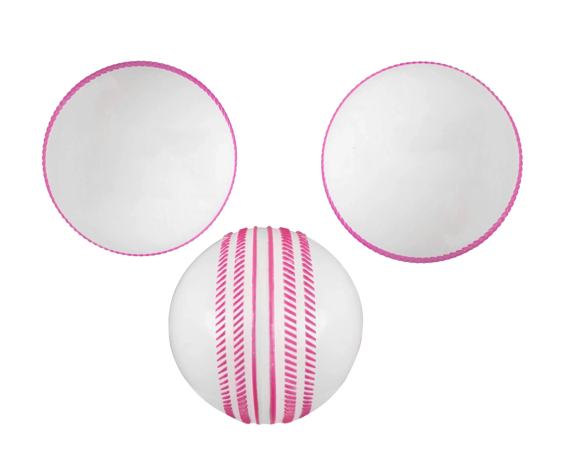 jaspo T-20 Pro PVC Soft Cricket Balls 110 Gm (Multicolour) - Pack of Three, Standard Size
