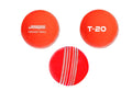 jaspo T-20 Pro PVC Soft Cricket Balls 110 Gm (Multicolour) - Pack of Three, Standard Size